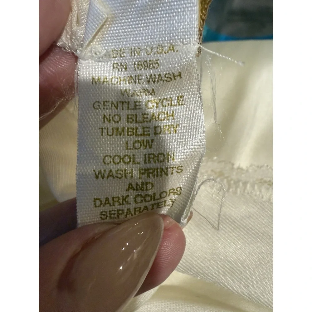 Vintage Victoria's Secret Gold Label Bridal Robe Embellished Slip Gown Ivory